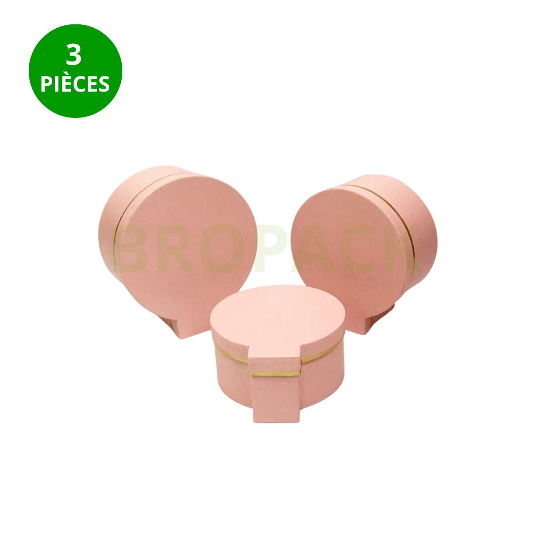 Set de 3 Coffrets Ronds Luxe - Image 3