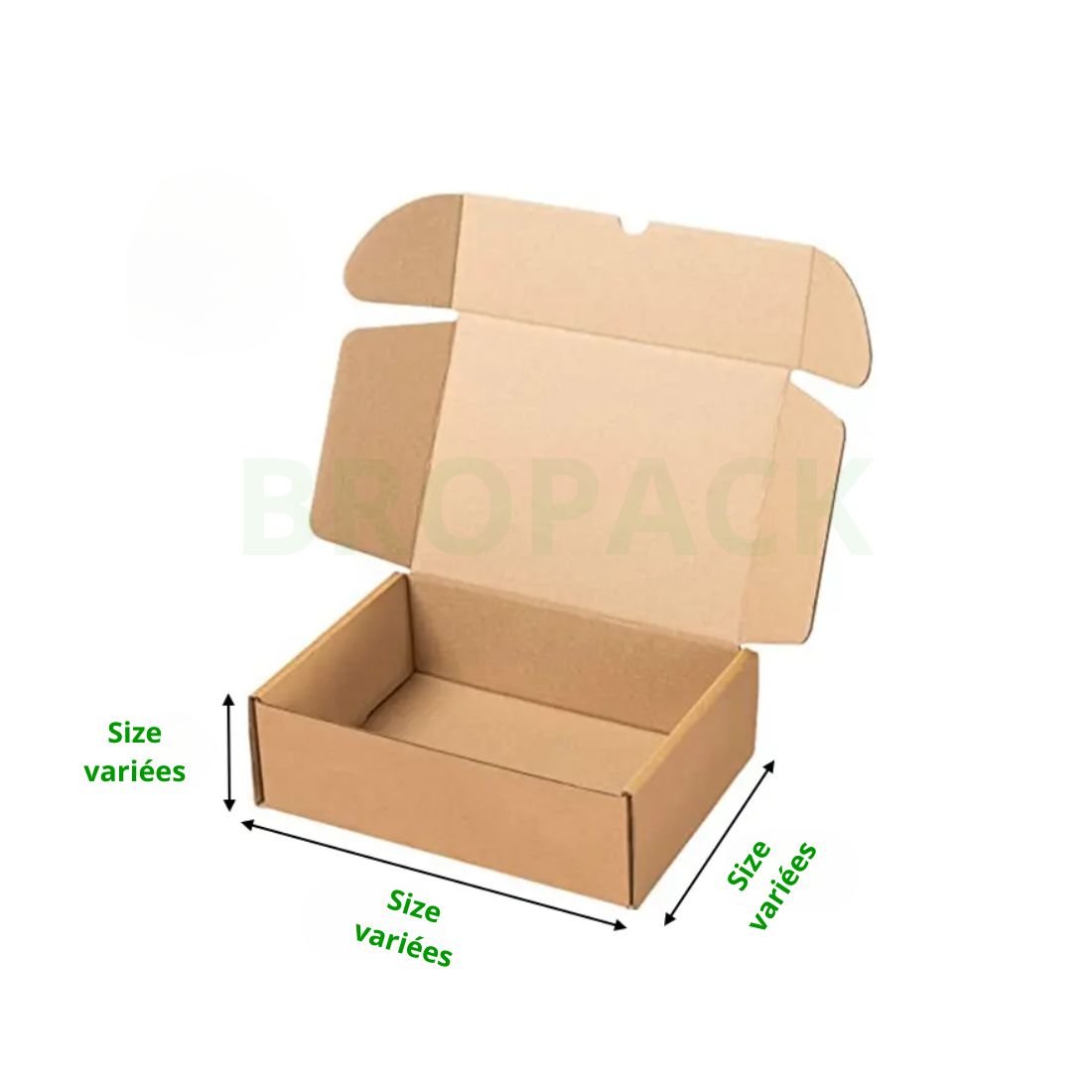 Boîte valise en Carton Kraft