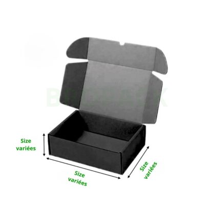 Boîte valise en Carton Noir