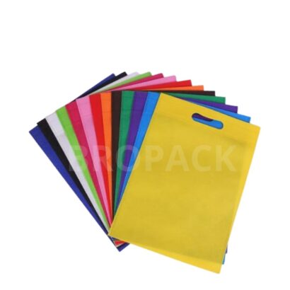 Sac Publicitaire Non-Tissé à Poignée Découpée - Multi-couleurs