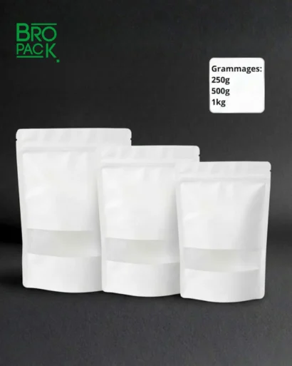 Sachet Doypack avec Zip et Fenêtre